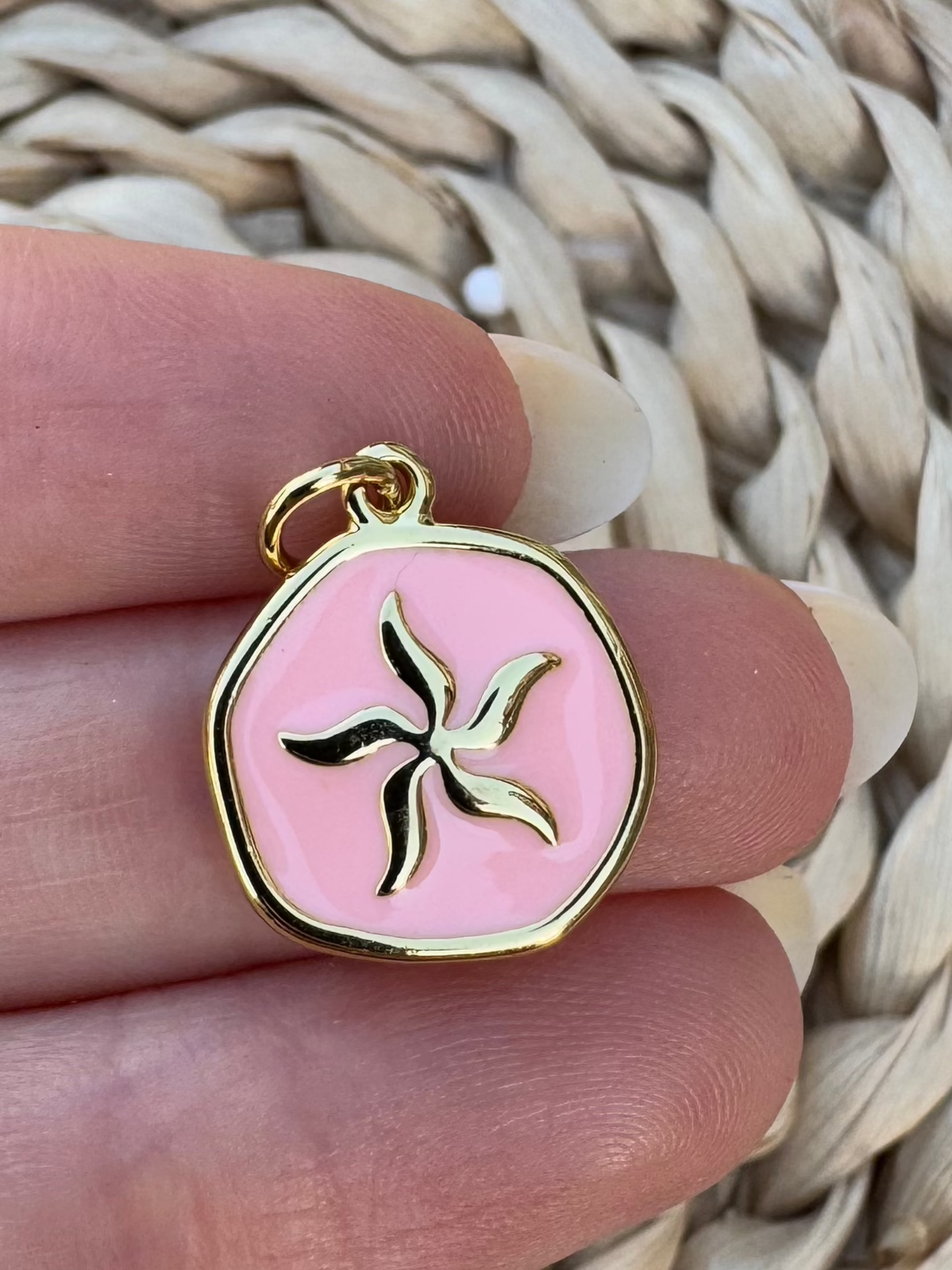 Colgante Estrella Rosa