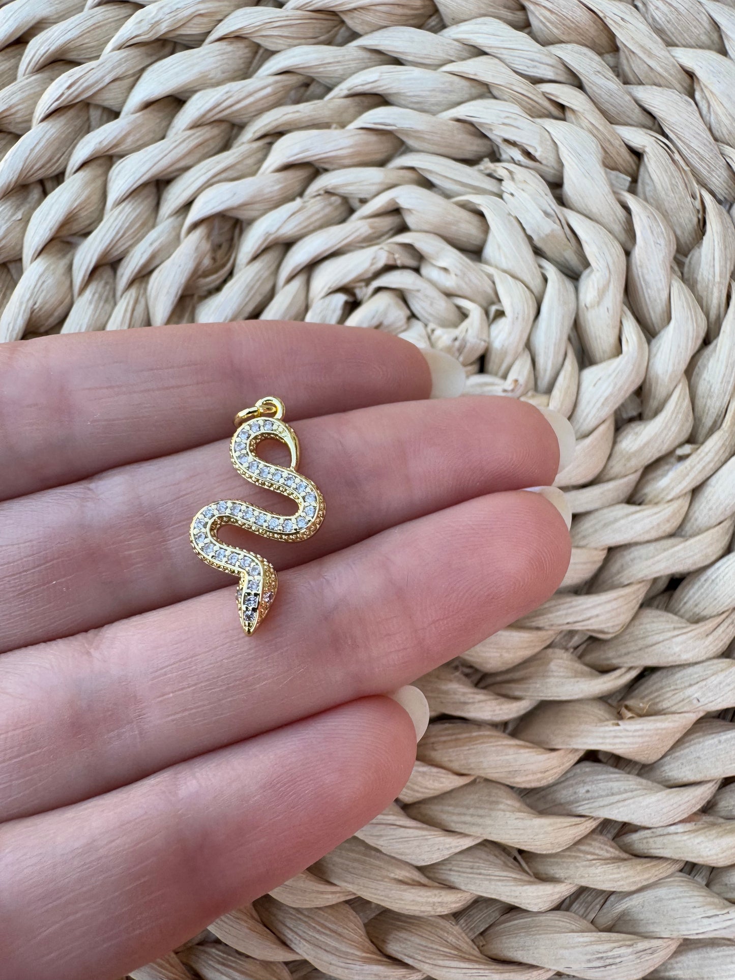 Colgante Serpiente Brillante