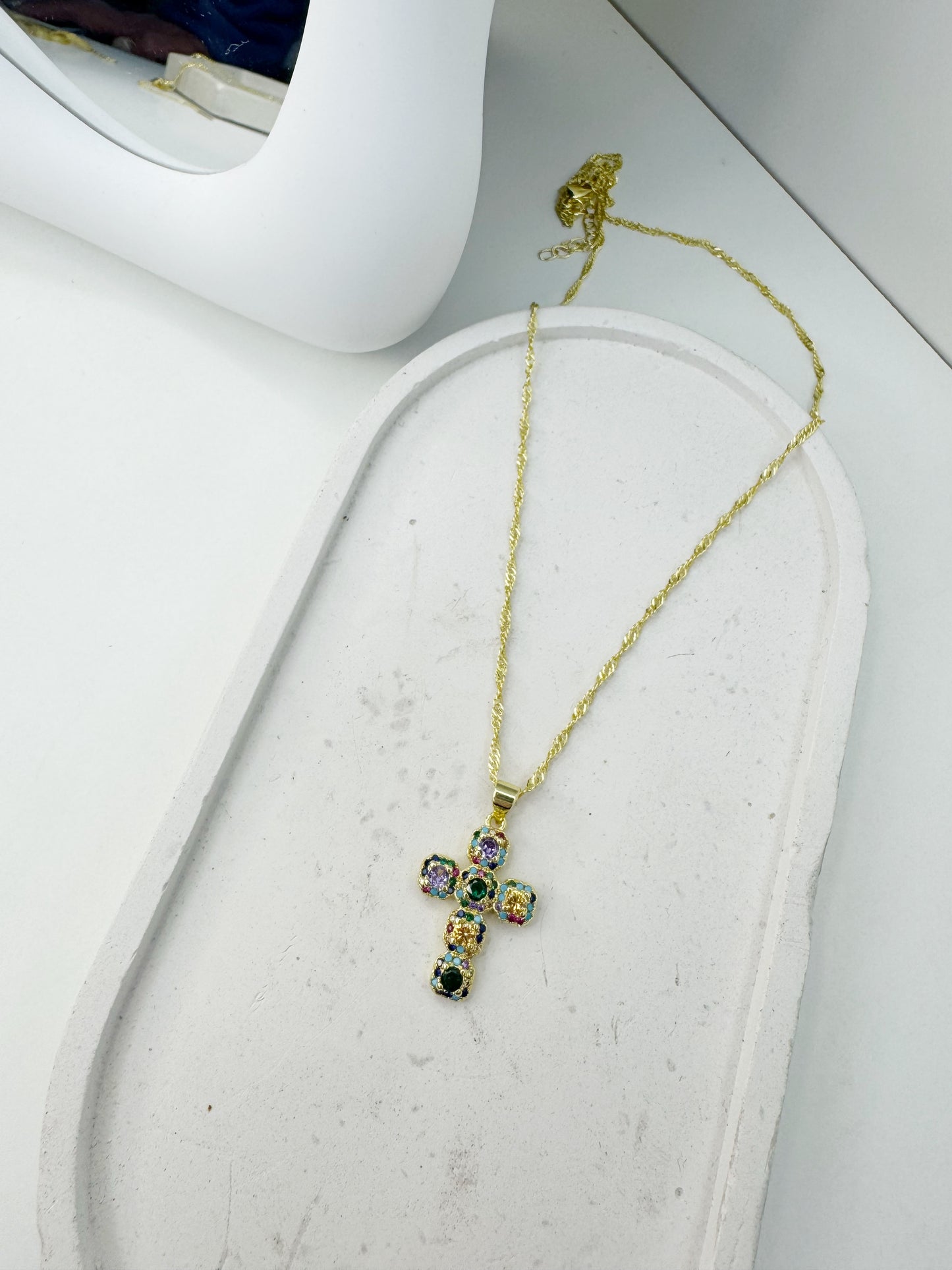 Collar Cruz Colores