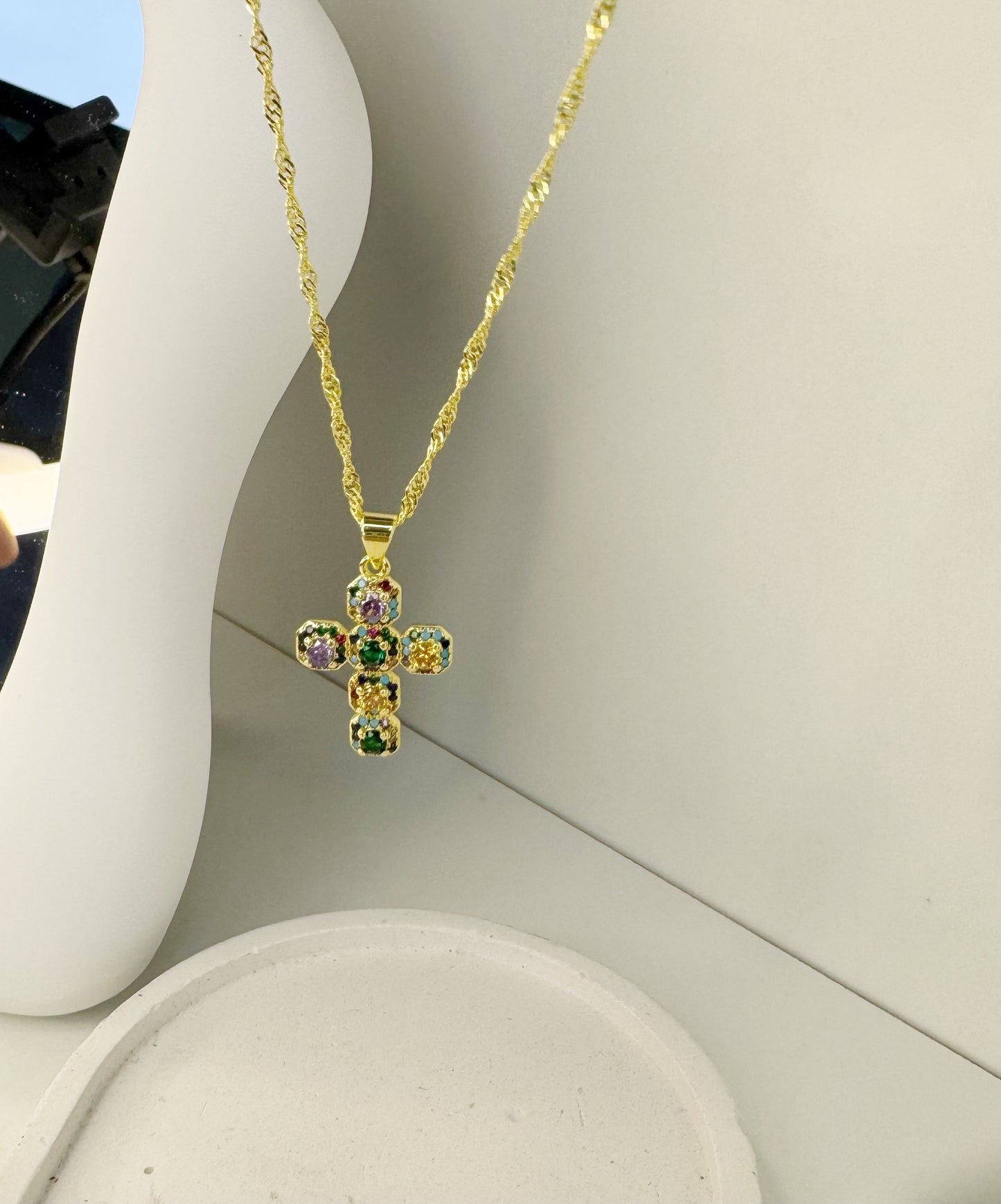 Collar Cruz Colores